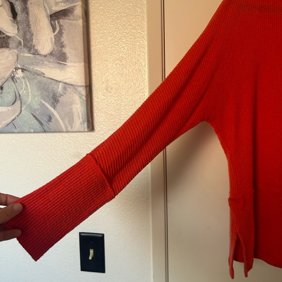 Beautiful orange long sleeve Anthropologie shirt - Picture 5 of 5